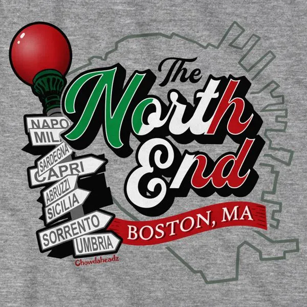 North End Boston, MA T-Shirt