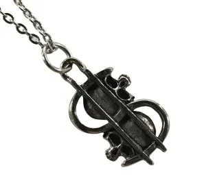 NOS G&S skull dollar sign novelty pendant necklace