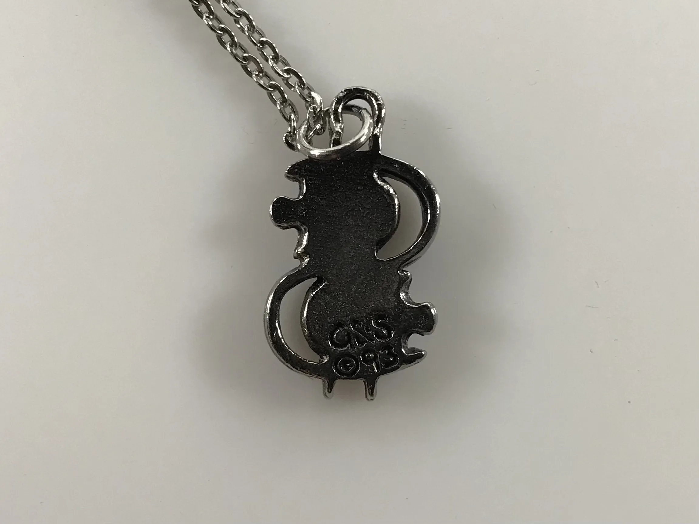 NOS G&S skull dollar sign novelty pendant necklace