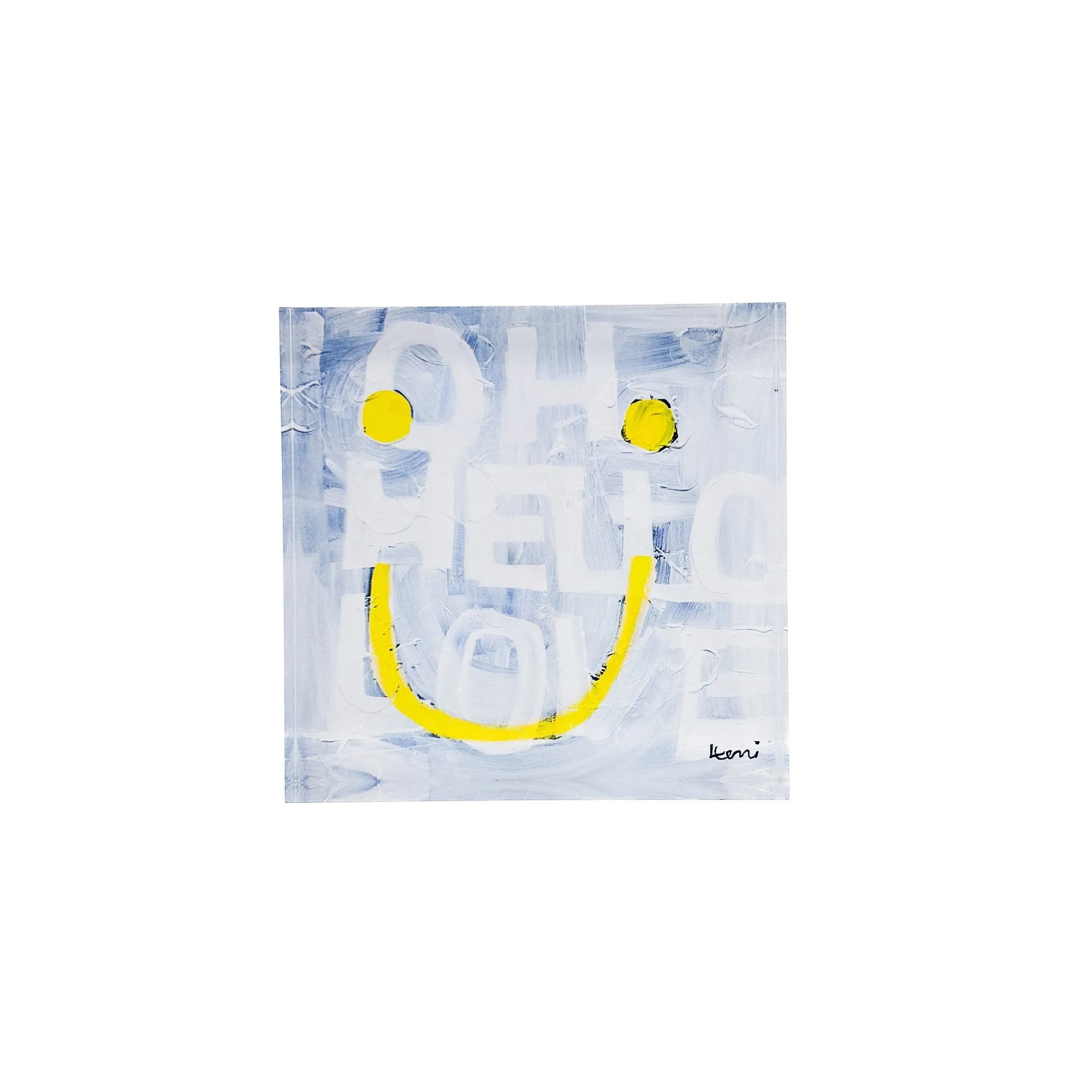 Oh Hello Smiley Block of Love