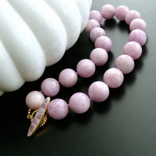 Orchid Kunzite Choker Necklace - Orianne II Necklace