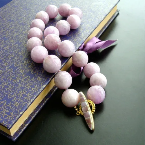 Orchid Kunzite Choker Necklace - Orianne II Necklace