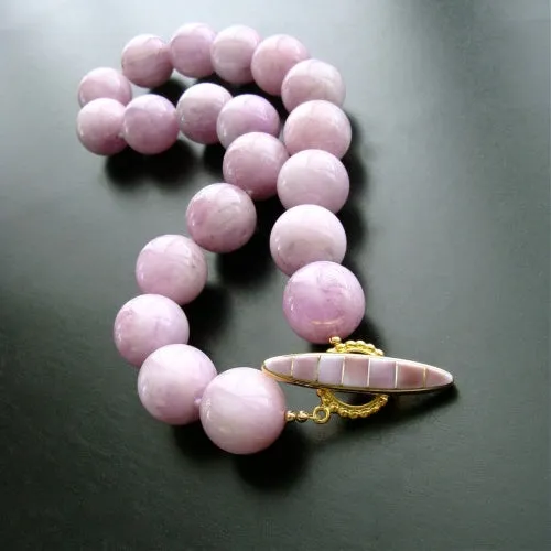 Orchid Kunzite Choker Necklace - Orianne II Necklace