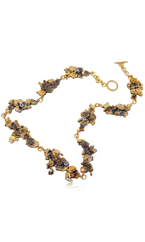 Out of the Sea Collier with Blue Topaz