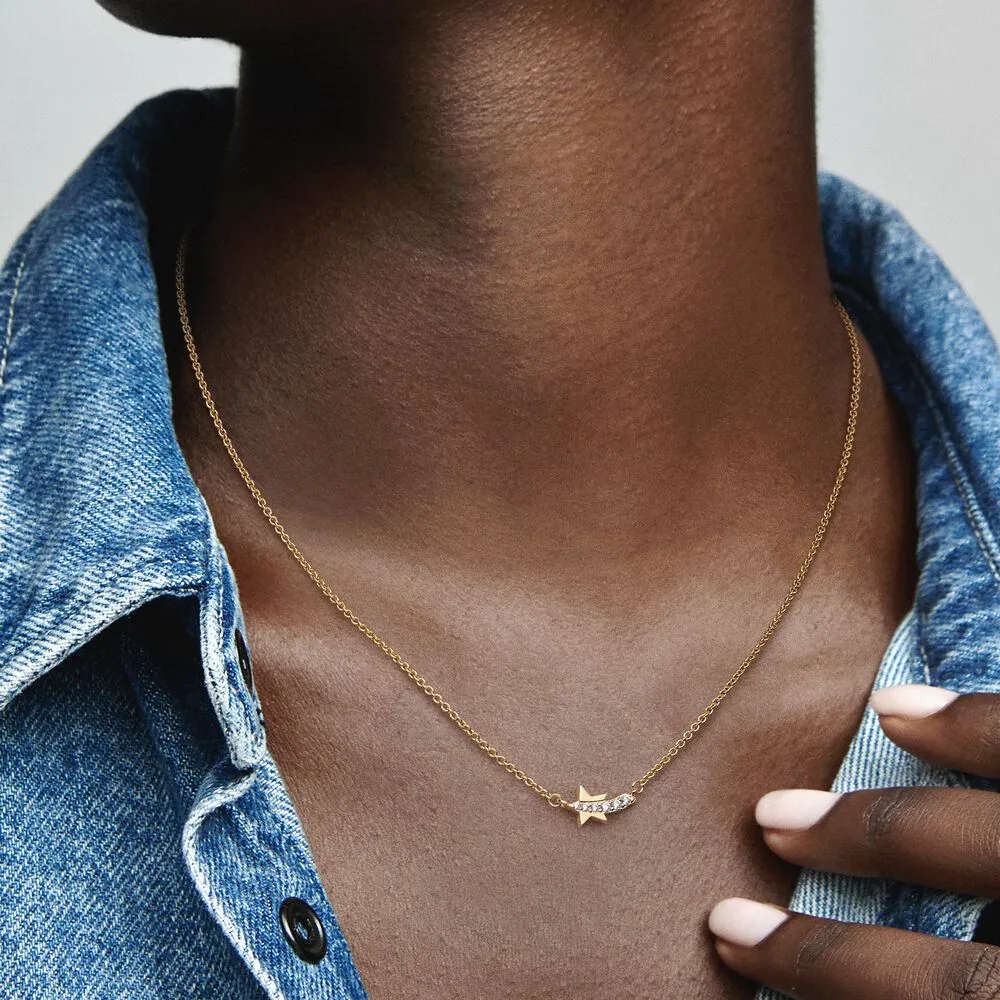 Pandora Shooting Star Pavé Collier Necklace