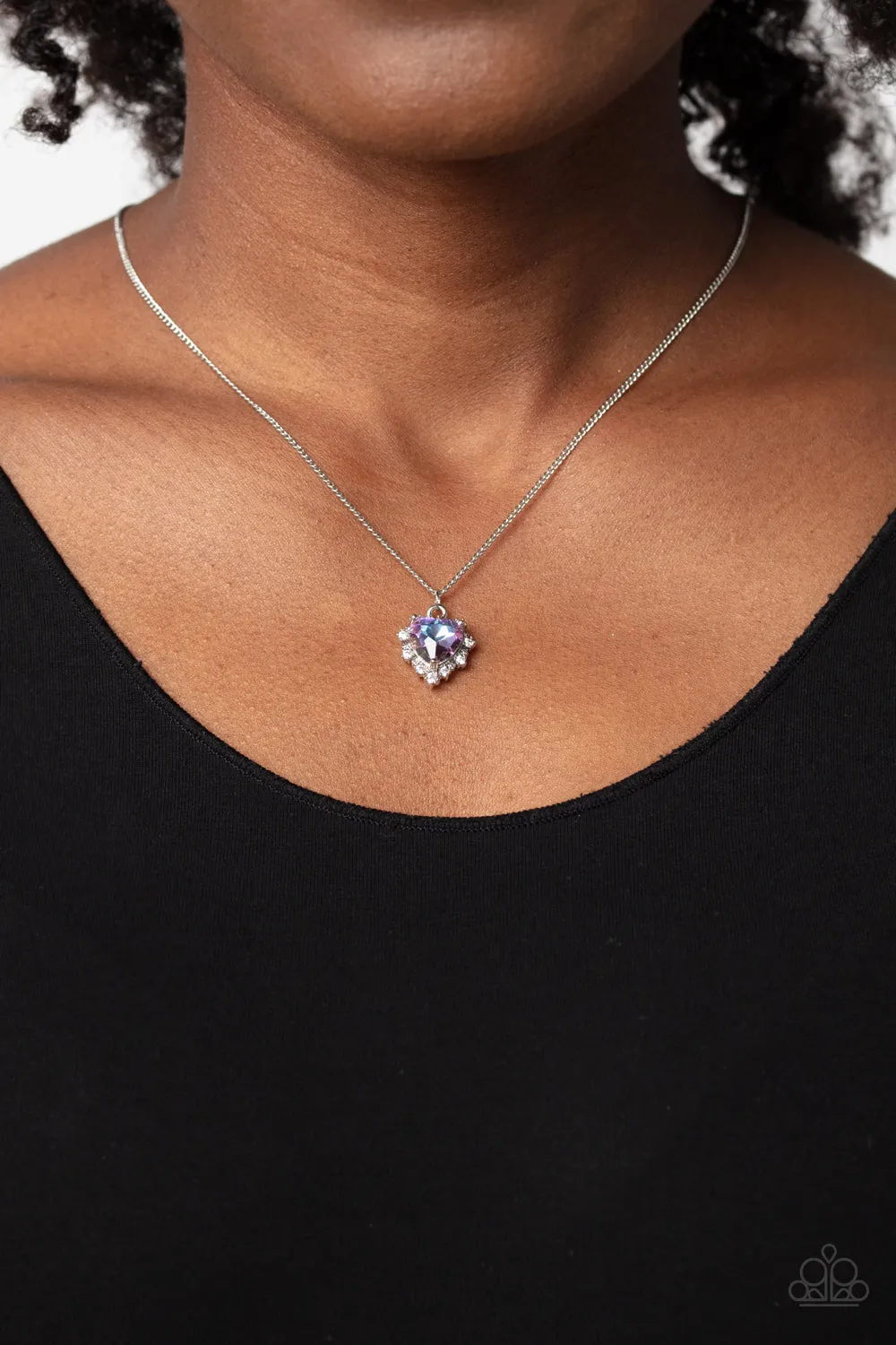 Paparazzi Be Still My Heart - Purple Necklace