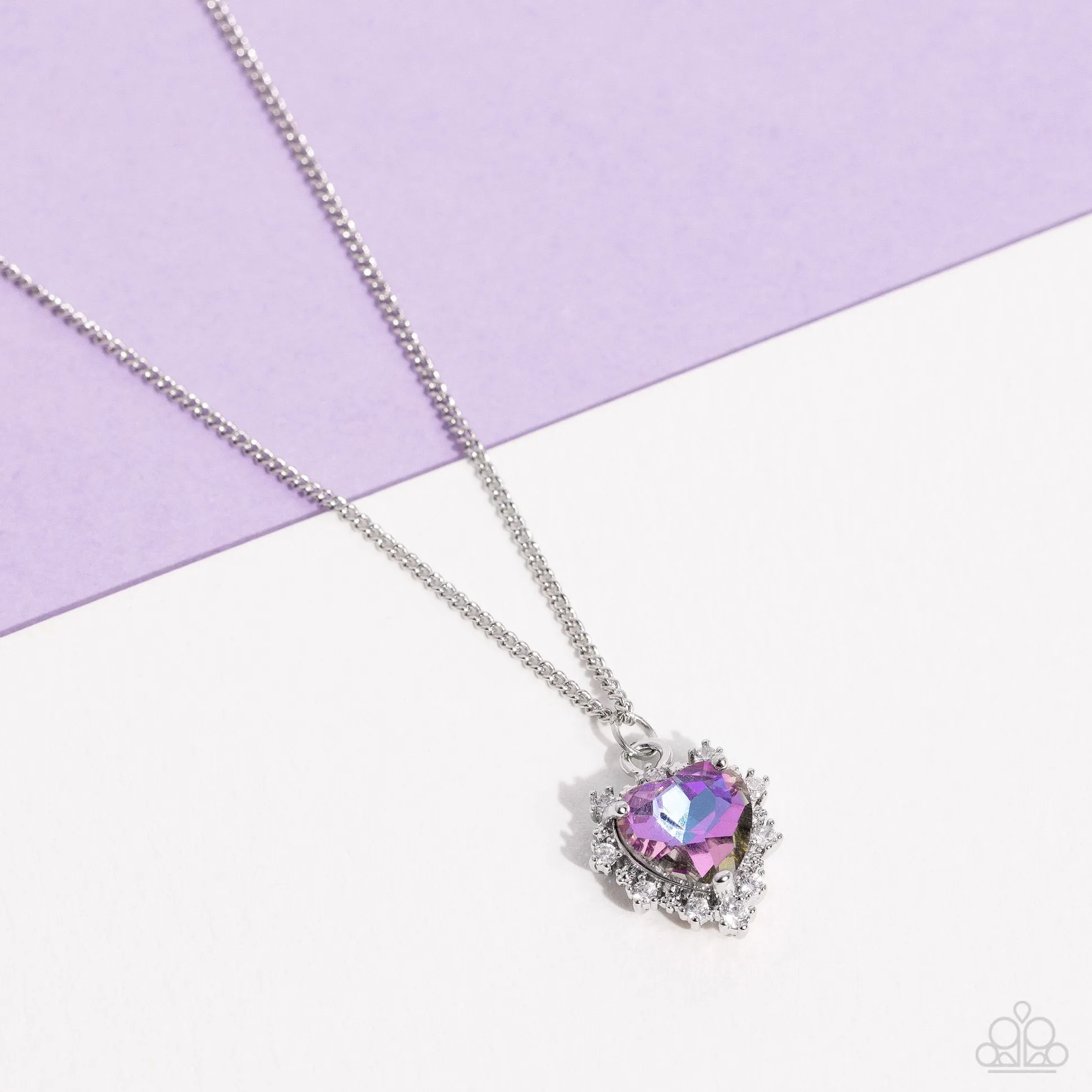 Paparazzi Be Still My Heart - Purple Necklace
