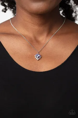Paparazzi Be Still My Heart - Purple Necklace