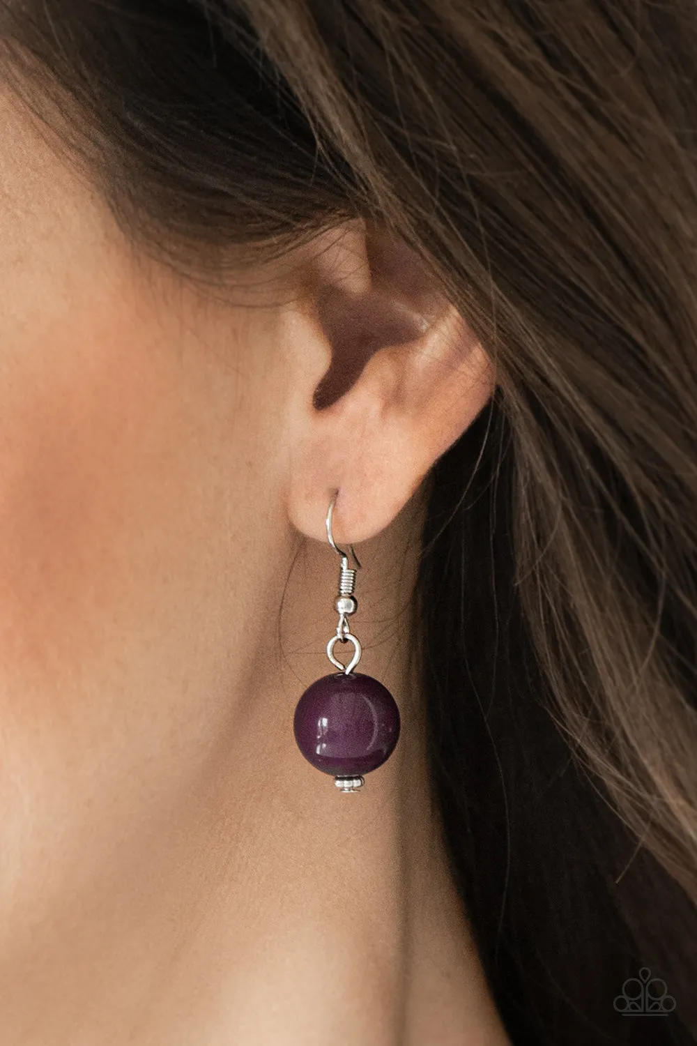 Paparazzi Gorgeously Globetrotter Purple Necklace