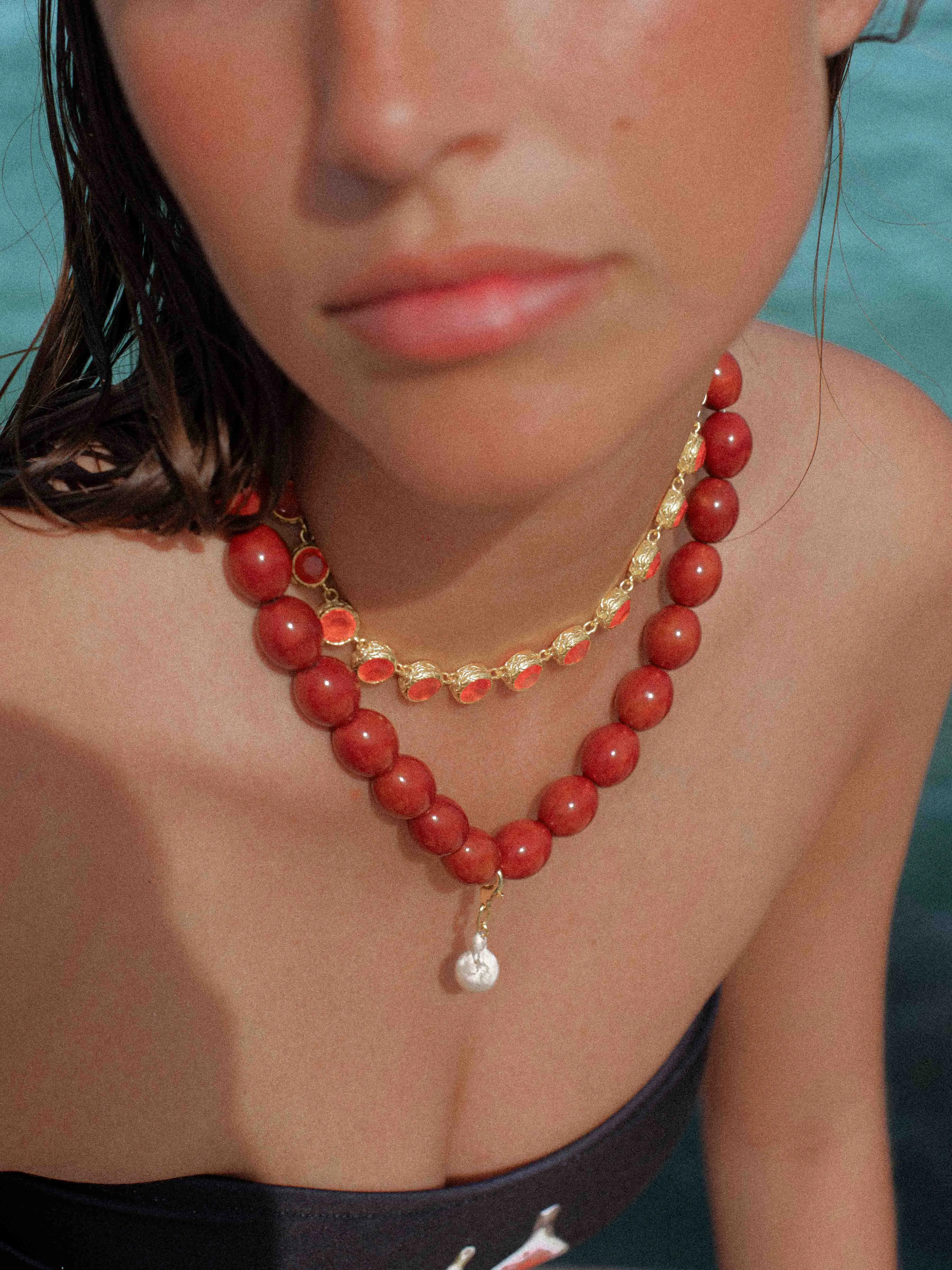 Pearl Charm Gold