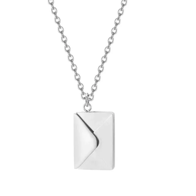 Personalized Envelope Design Necklace