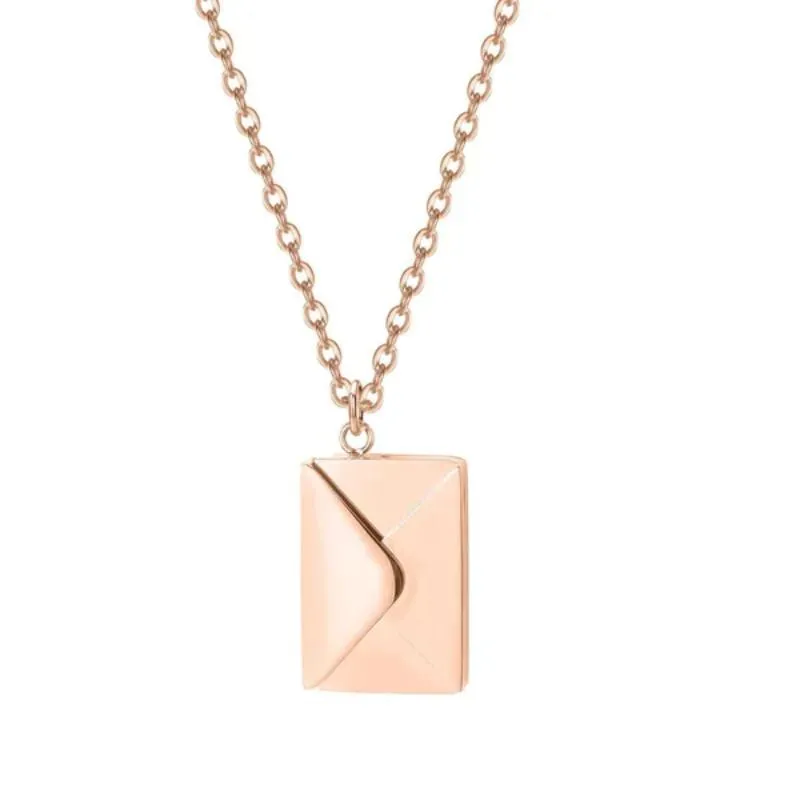 Personalized Envelope Design Necklace