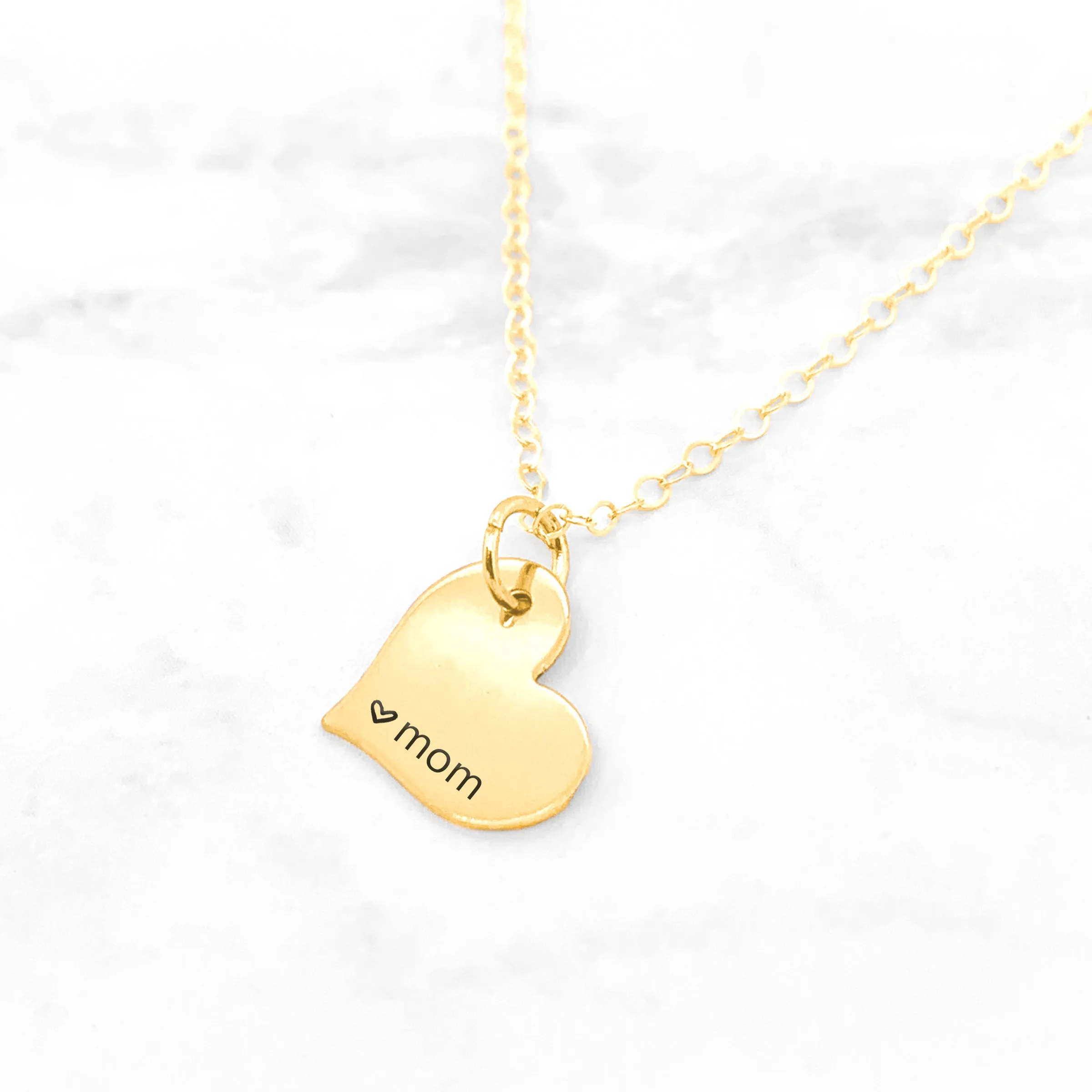Personalized Heart Necklace