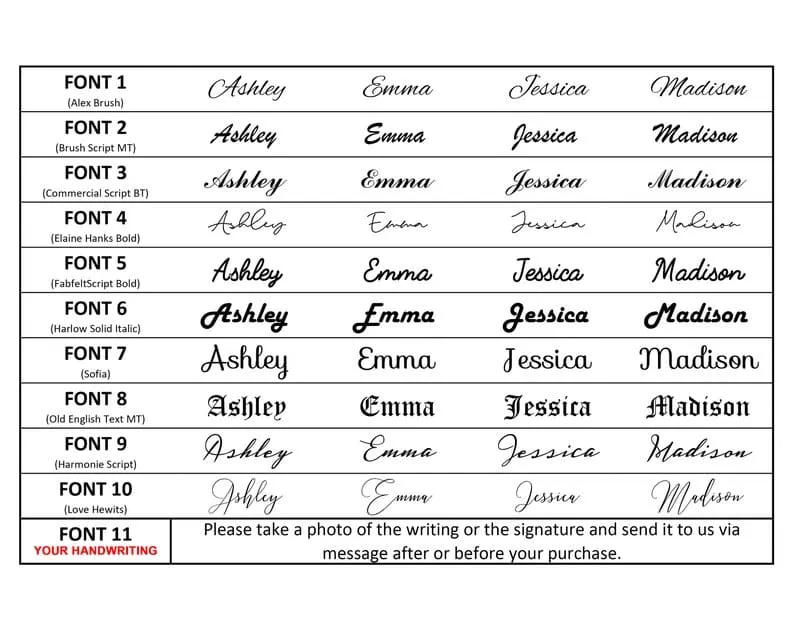 Personalized Name Necklace with Heart Birthstone