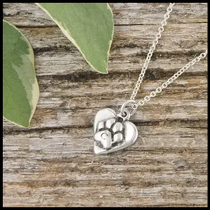 Personalized Paw Print Necklace