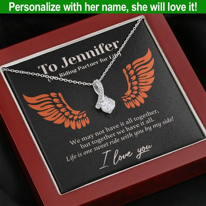 Personalized Sweet Ride Forever Love Necklace