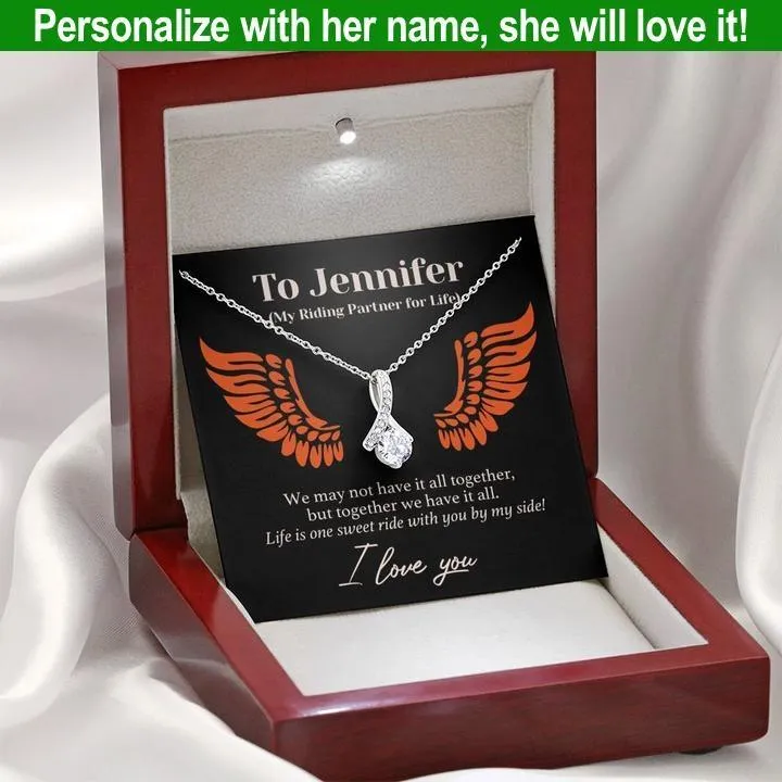 Personalized Sweet Ride Forever Love Necklace