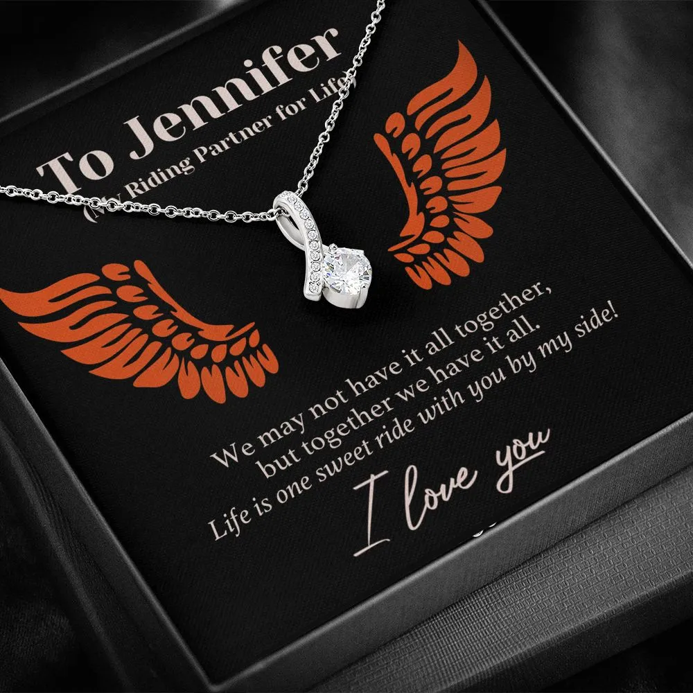 Personalized Sweet Ride Forever Love Necklace