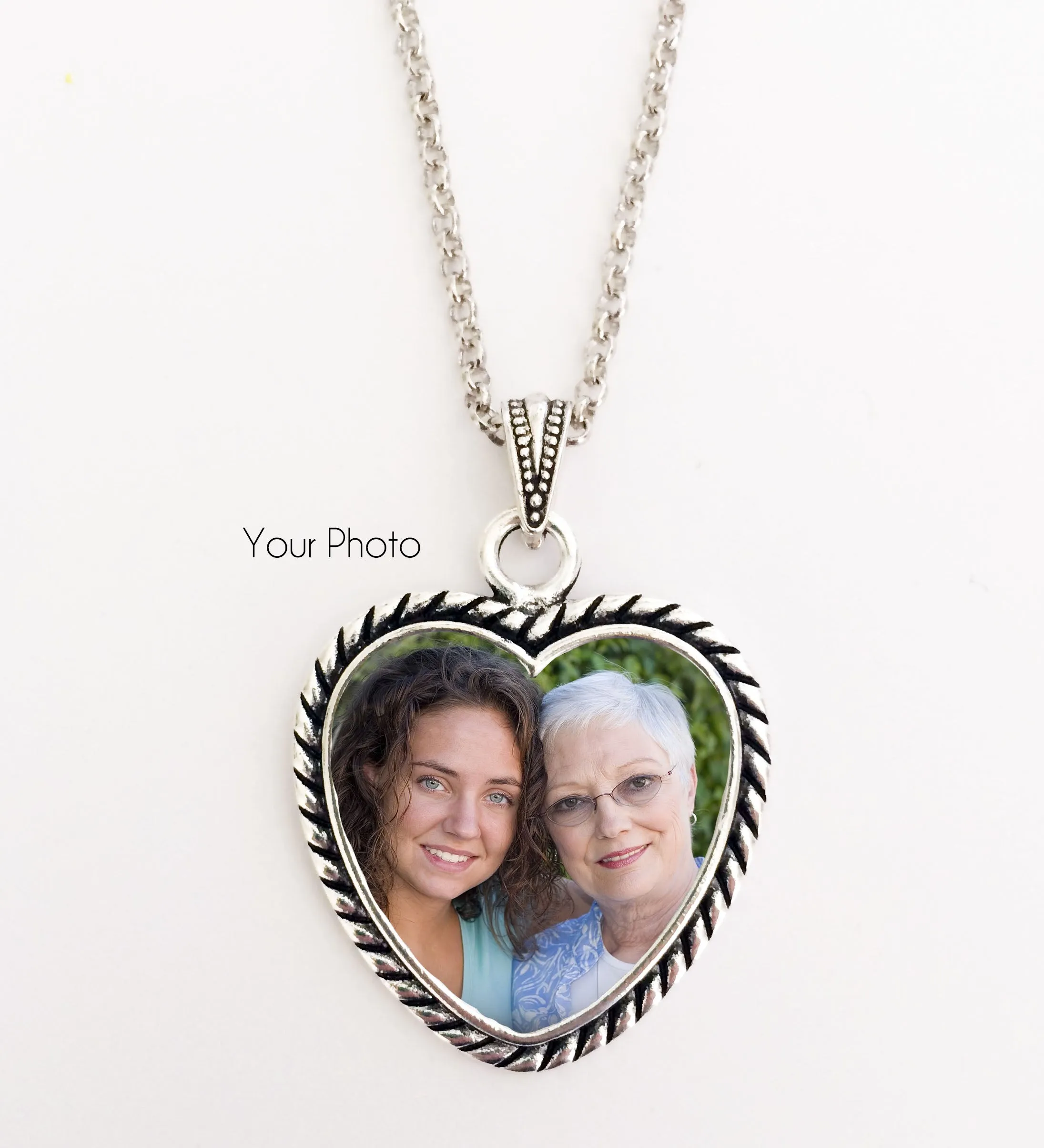 Photo Heart Necklace