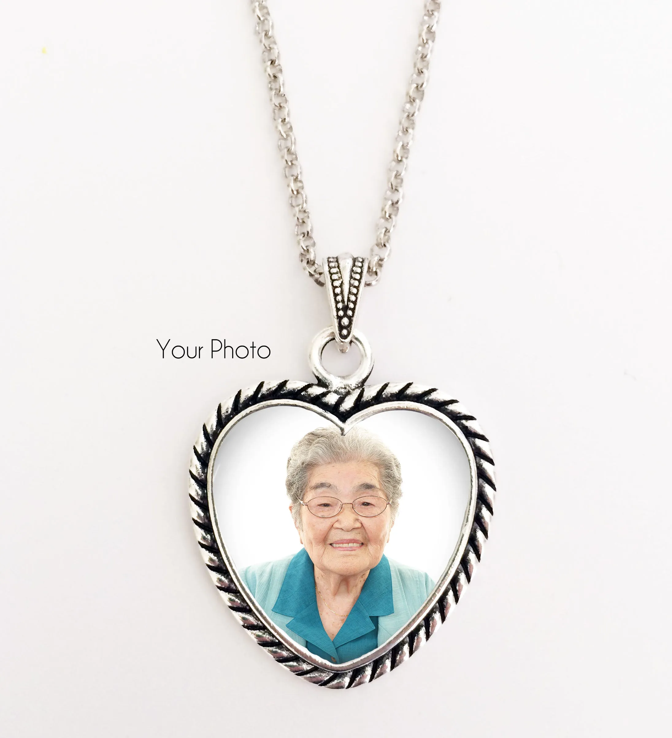 Photo Heart Necklace