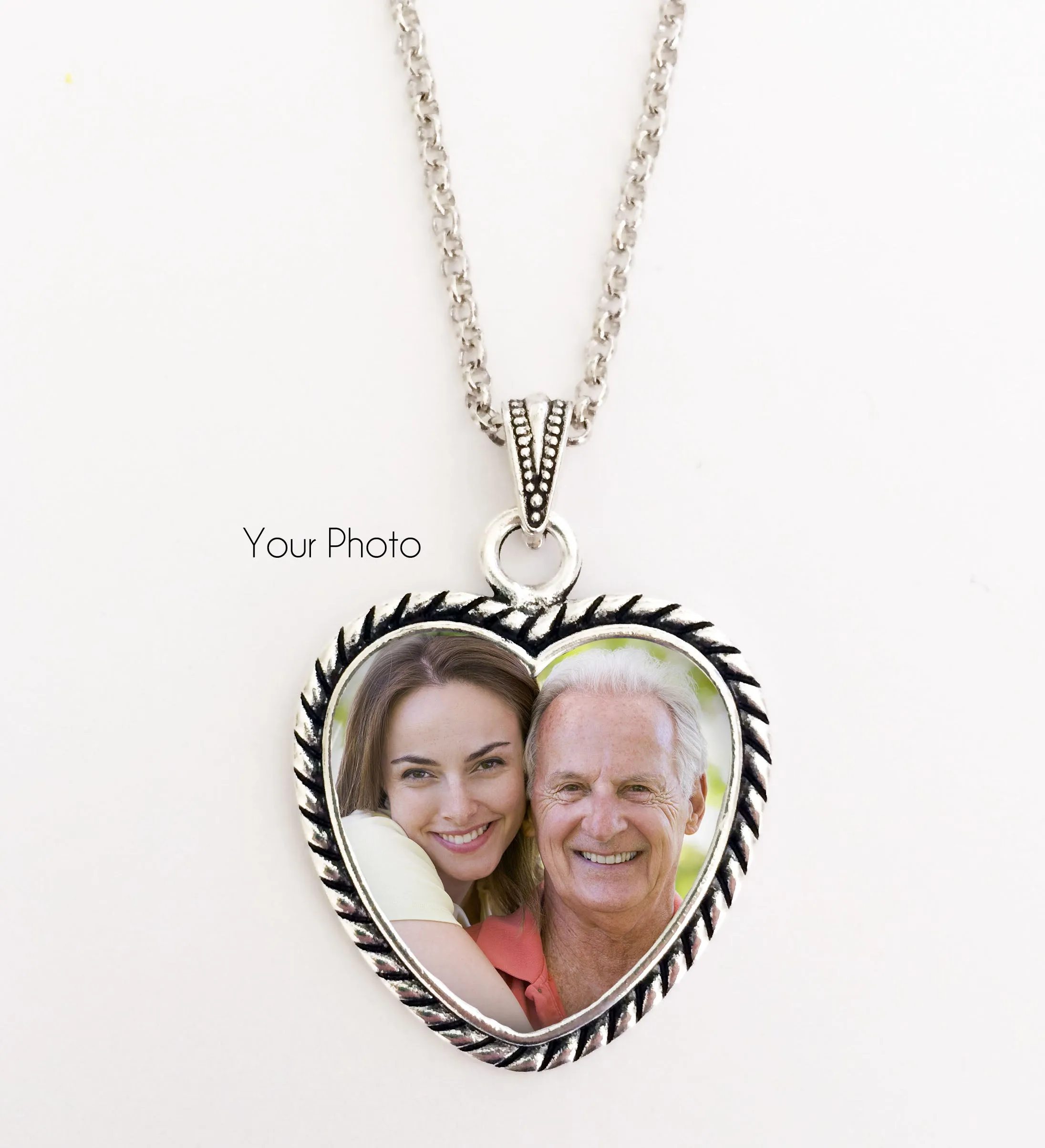 Photo Heart Necklace