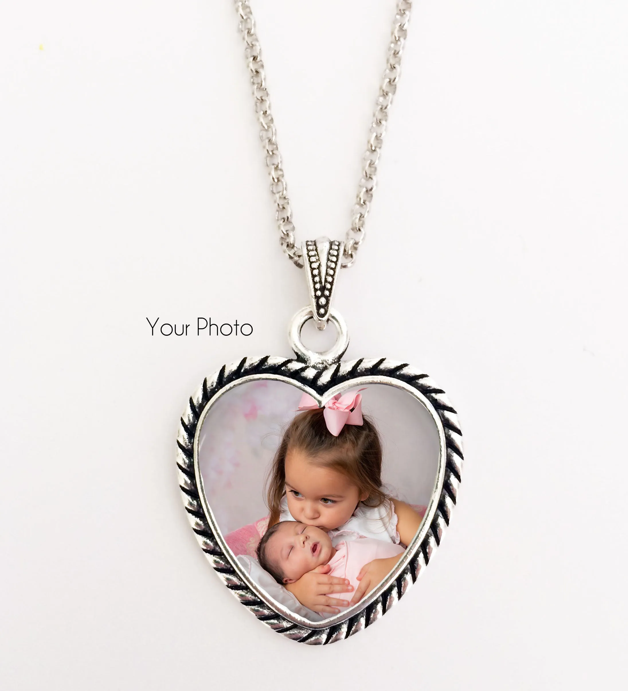 Photo Heart Necklace