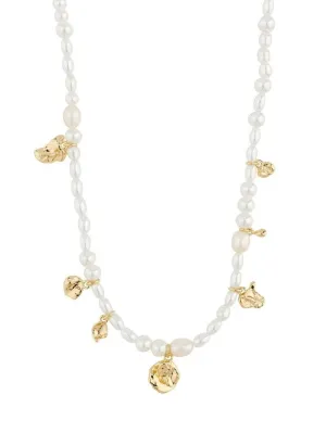 PILGRIM Intent Pearl Charm Necklace