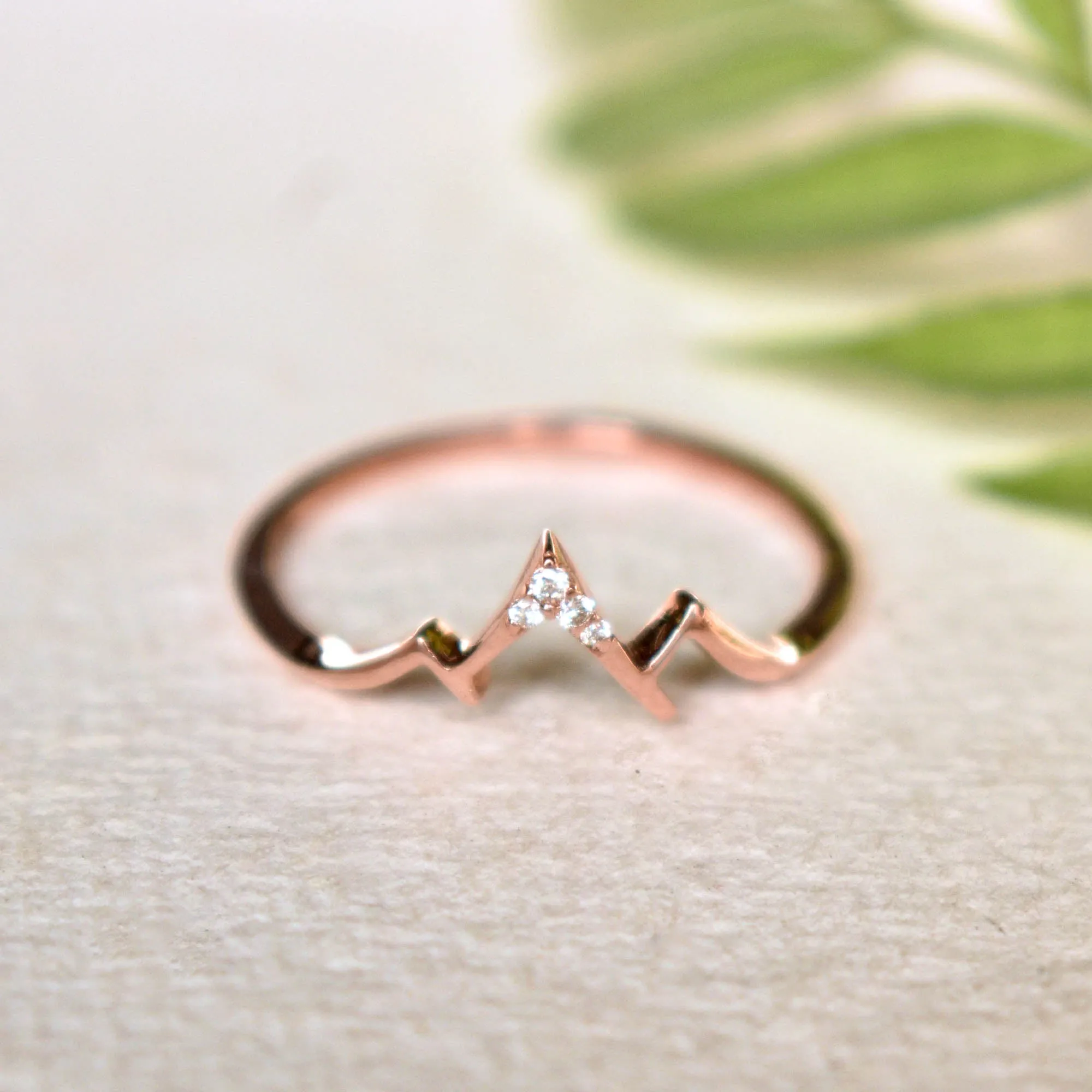 Place of Love - 3 Mountain Peaks Promise Ring
