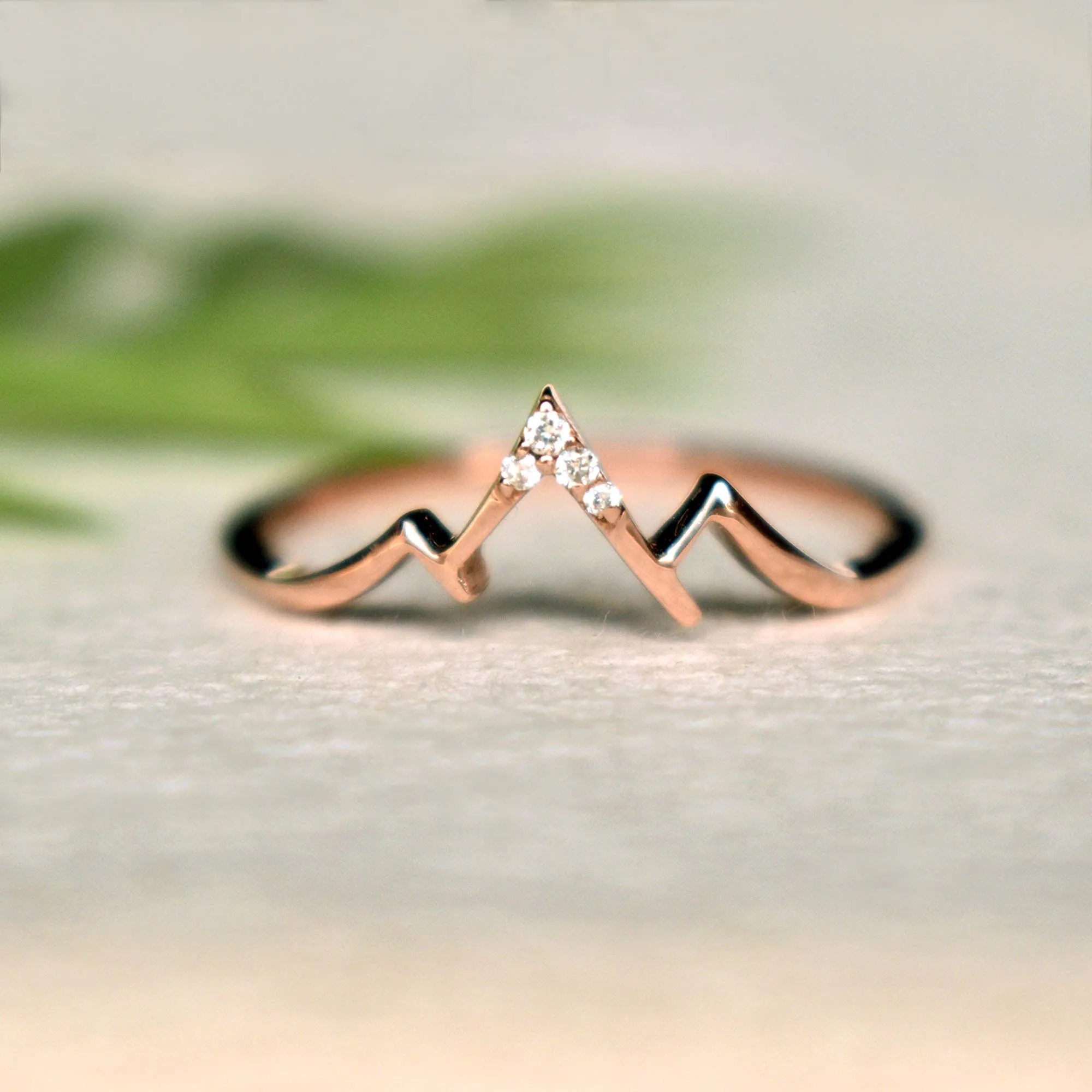Place of Love - 3 Mountain Peaks Promise Ring