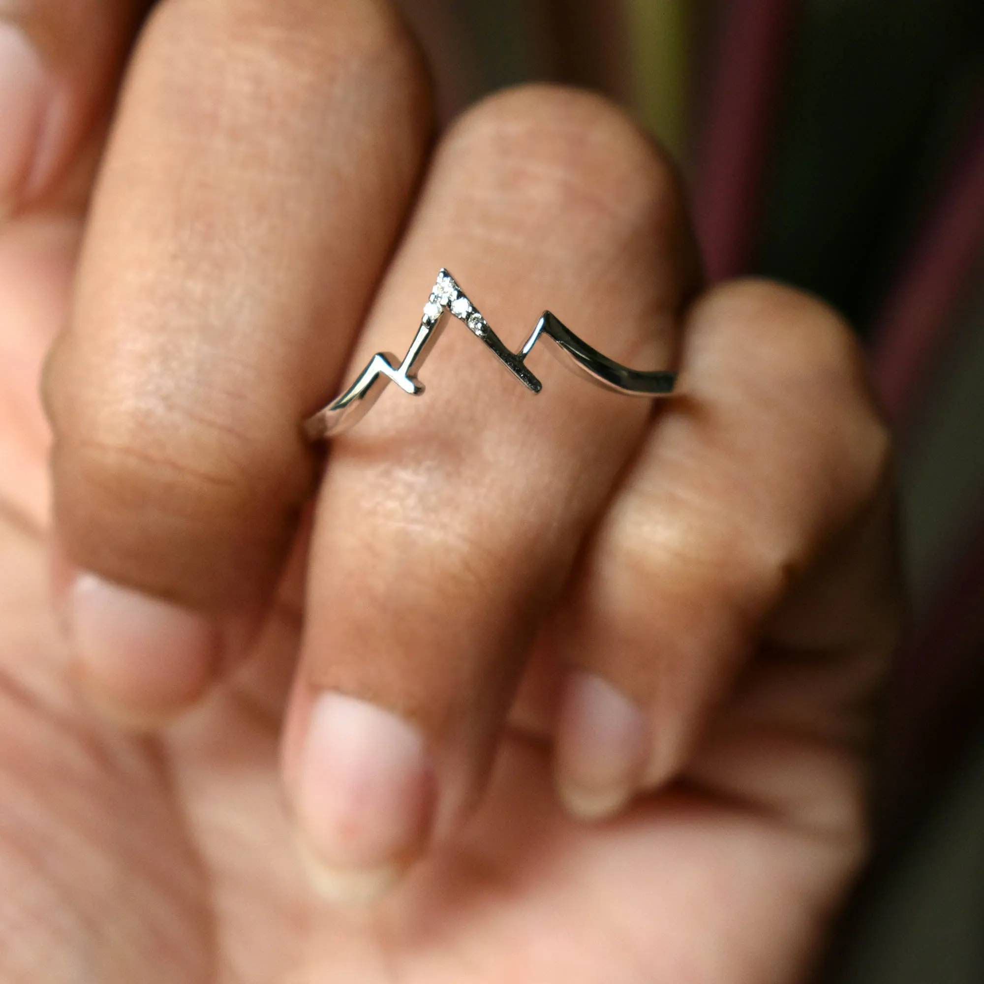 Place of Love - 3 Mountain Peaks Promise Ring