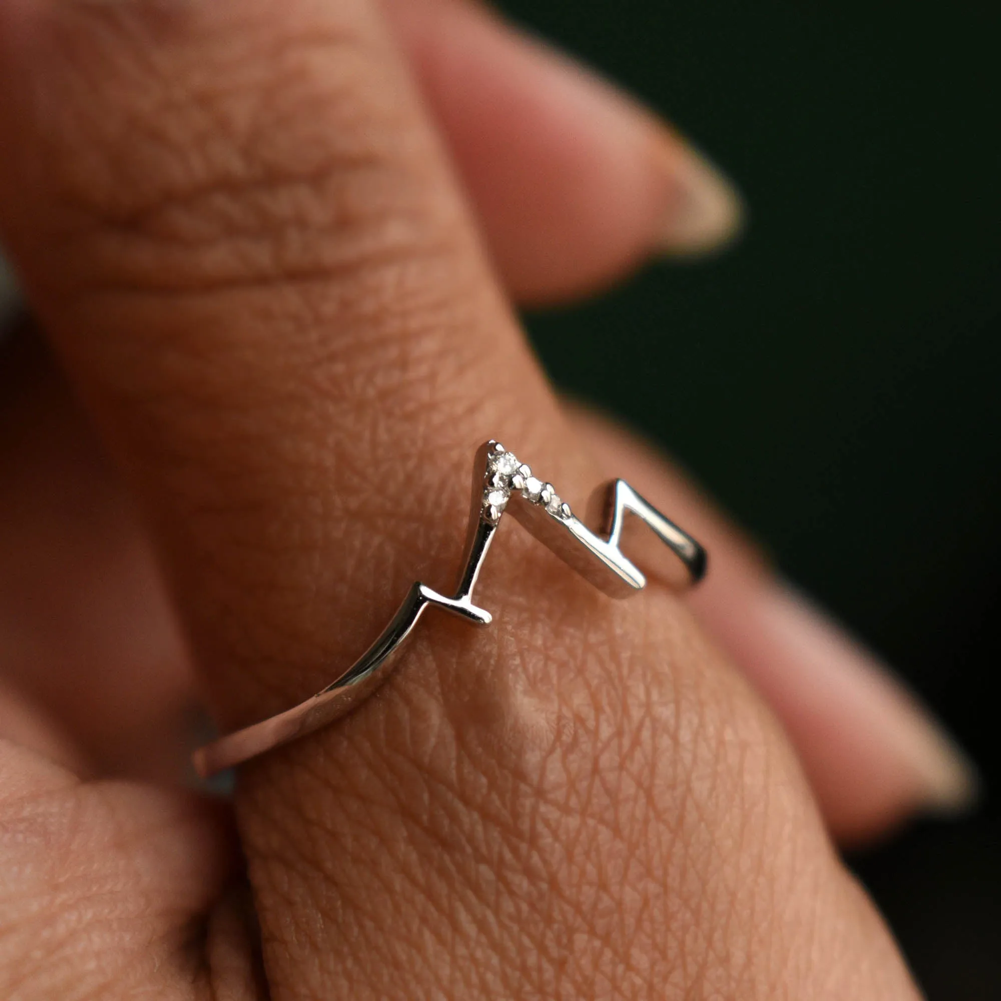 Place of Love - 3 Mountain Peaks Promise Ring