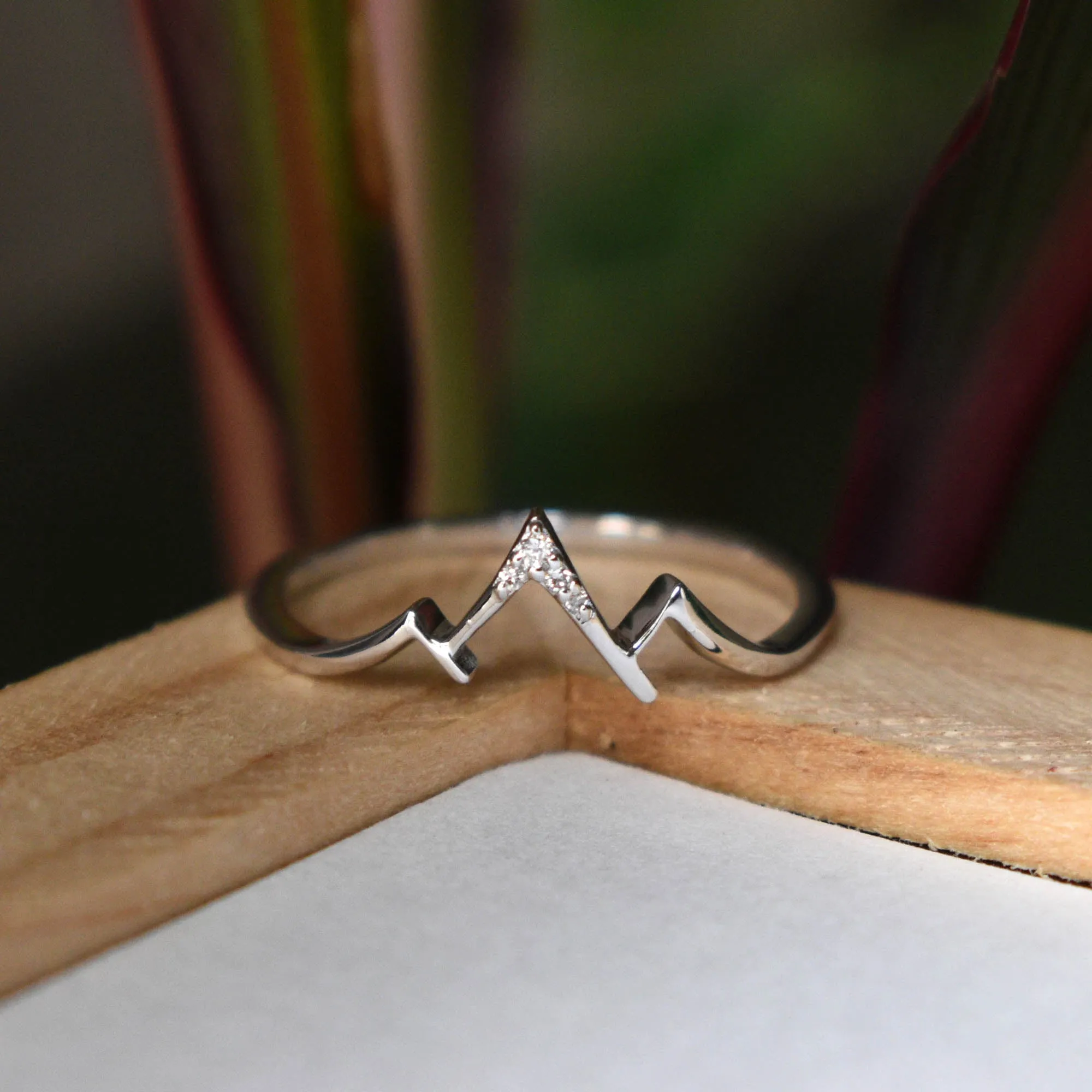Place of Love - 3 Mountain Peaks Promise Ring