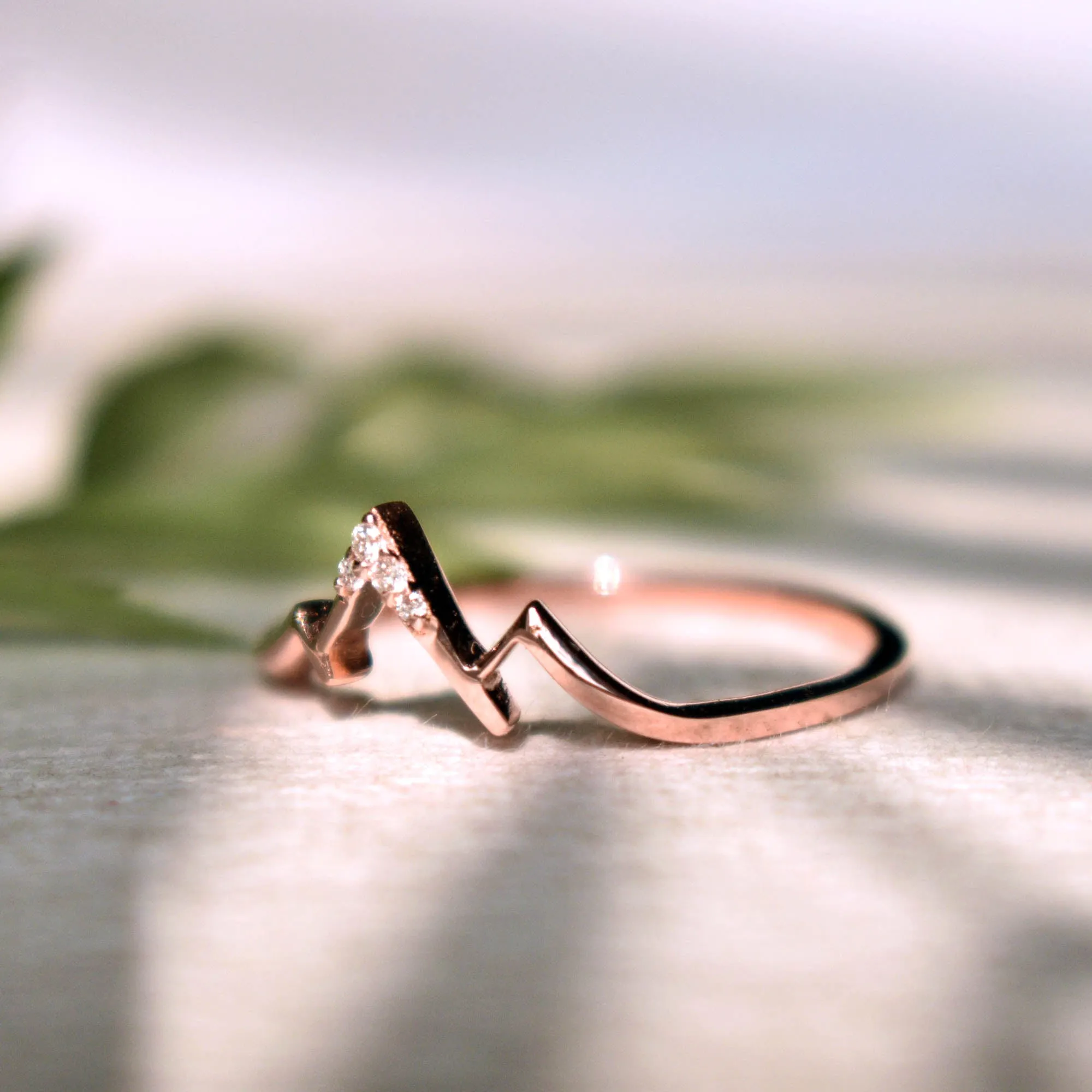 Place of Love - 3 Mountain Peaks Promise Ring