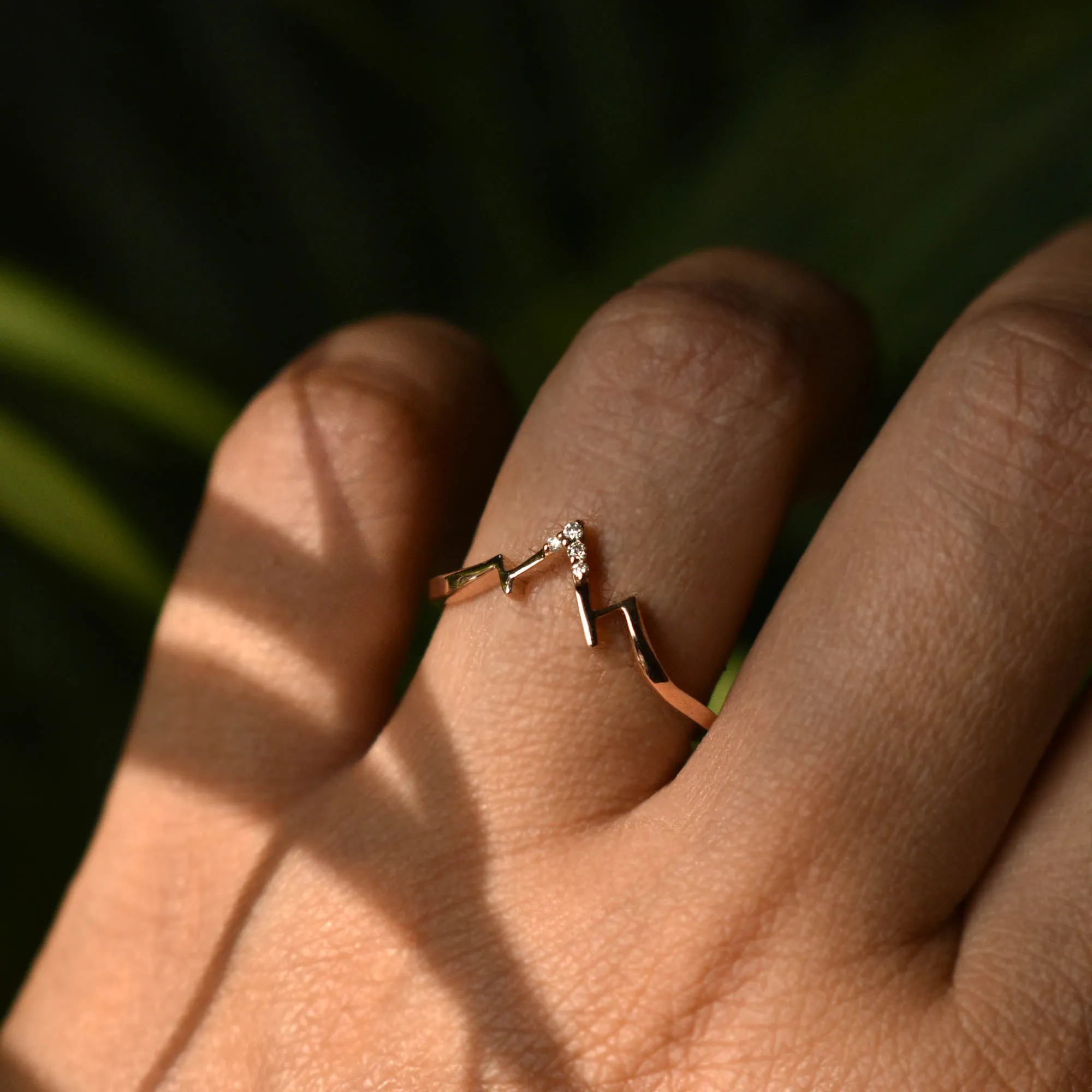 Place of Love - 3 Mountain Peaks Promise Ring