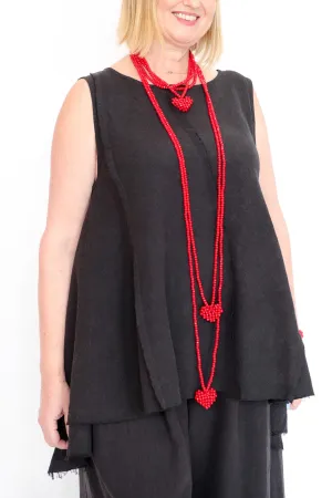 PLUSLAVIE PLÜ Across Heart Necklace