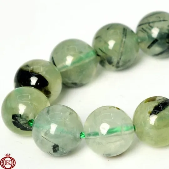 Prehnite Beads Smooth Round