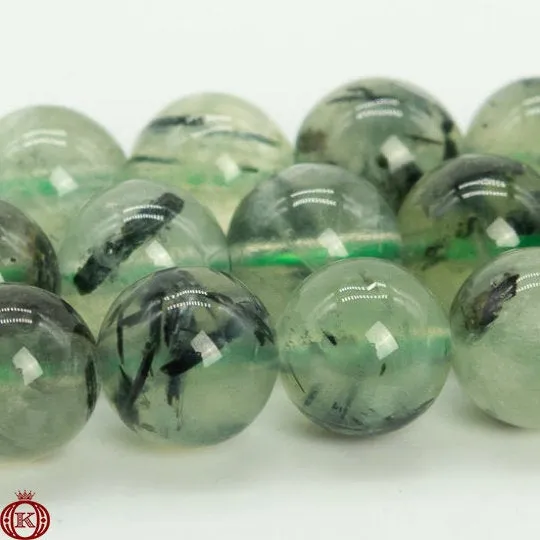 Prehnite Beads Smooth Round