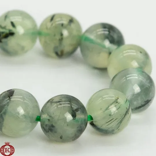 Prehnite Beads Smooth Round