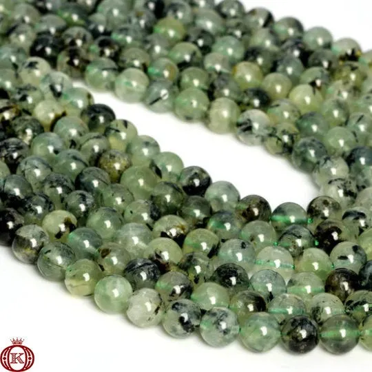 Prehnite Beads Smooth Round