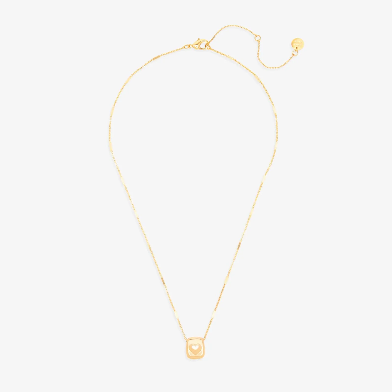 Puffy Heart Pendant Necklace