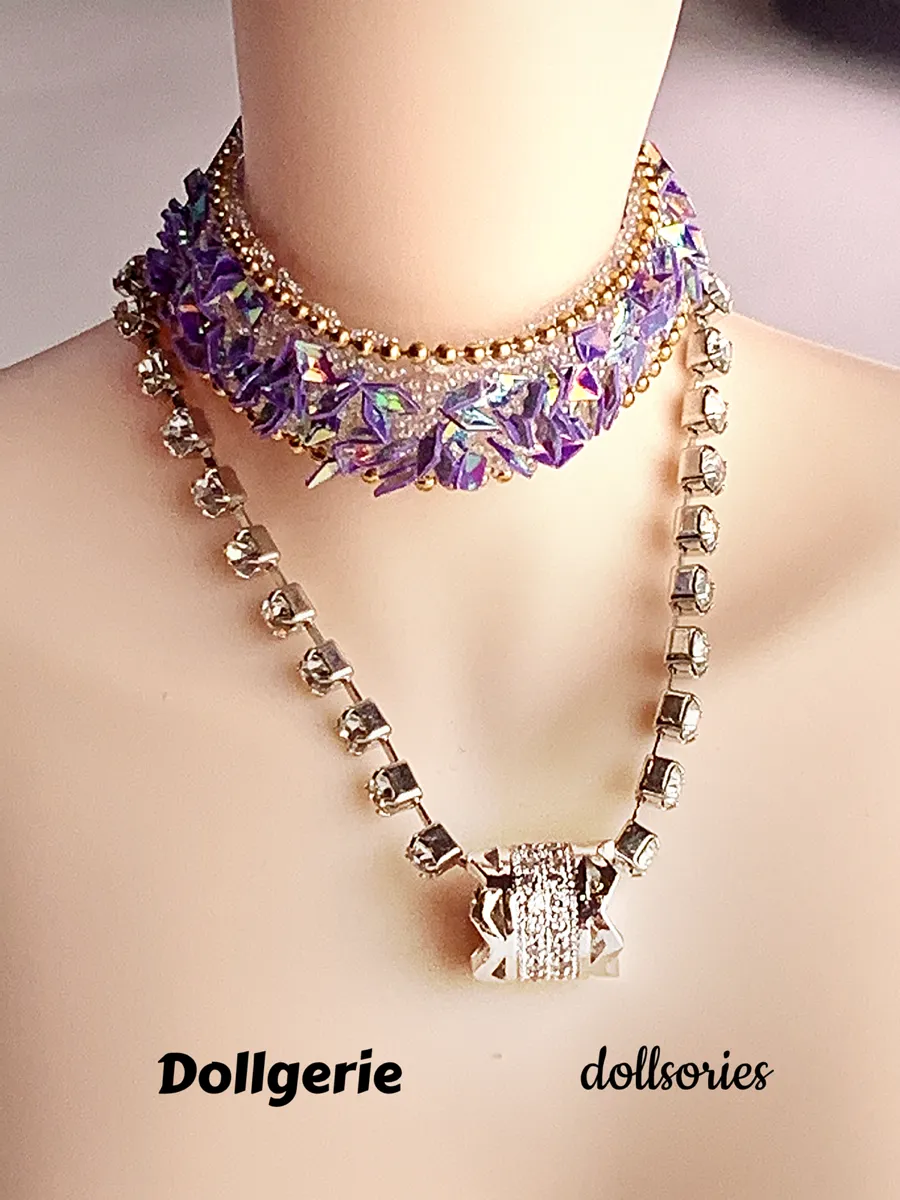 Purple Choker Necklace (from Dollsories)