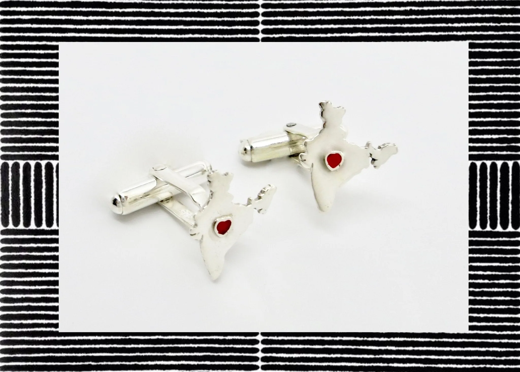 Quaint 'Bharat' (India) cufflinks