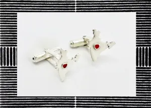 Quaint 'Bharat' (India) cufflinks