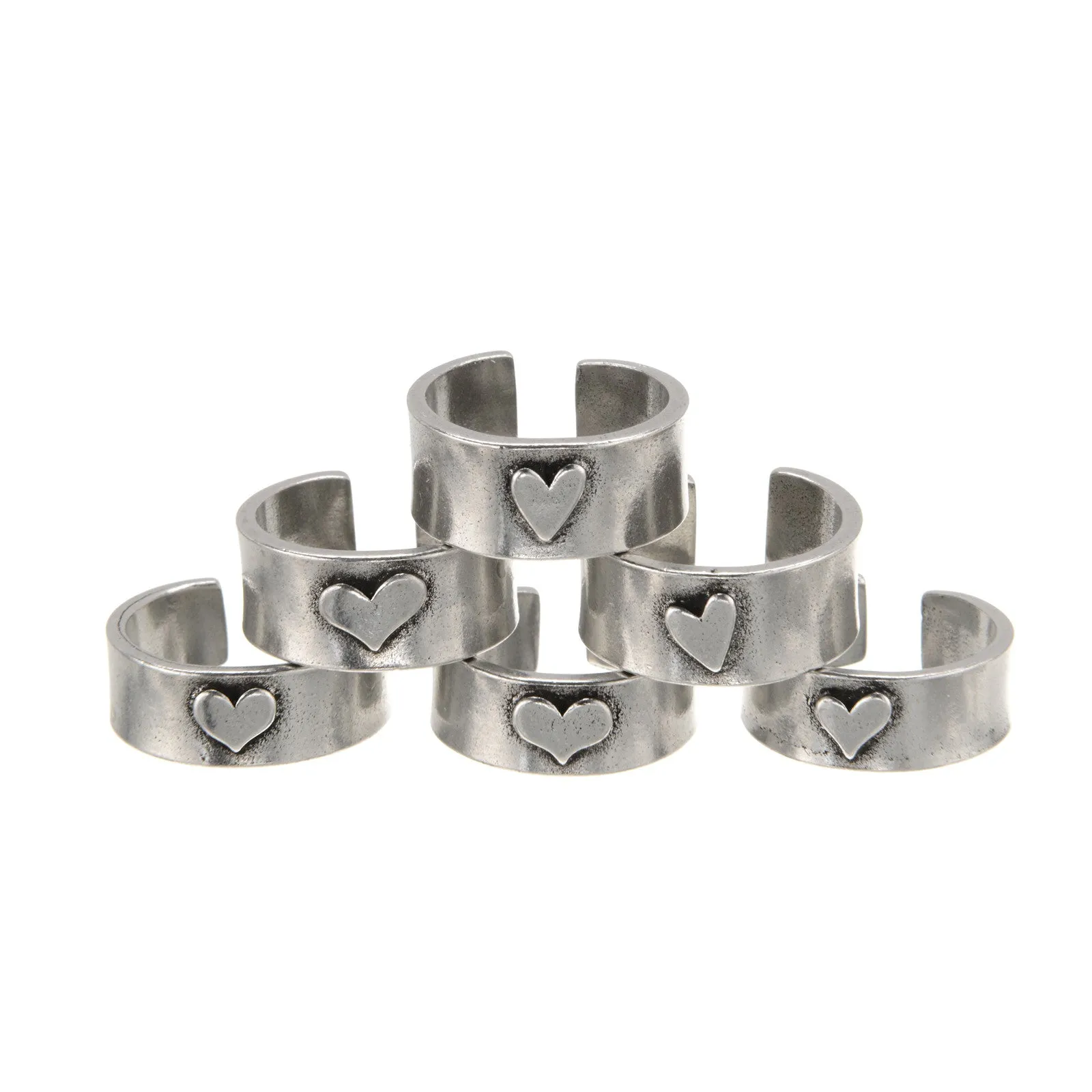 "Hearts of Gold" PEACEFUL HEART Ring
