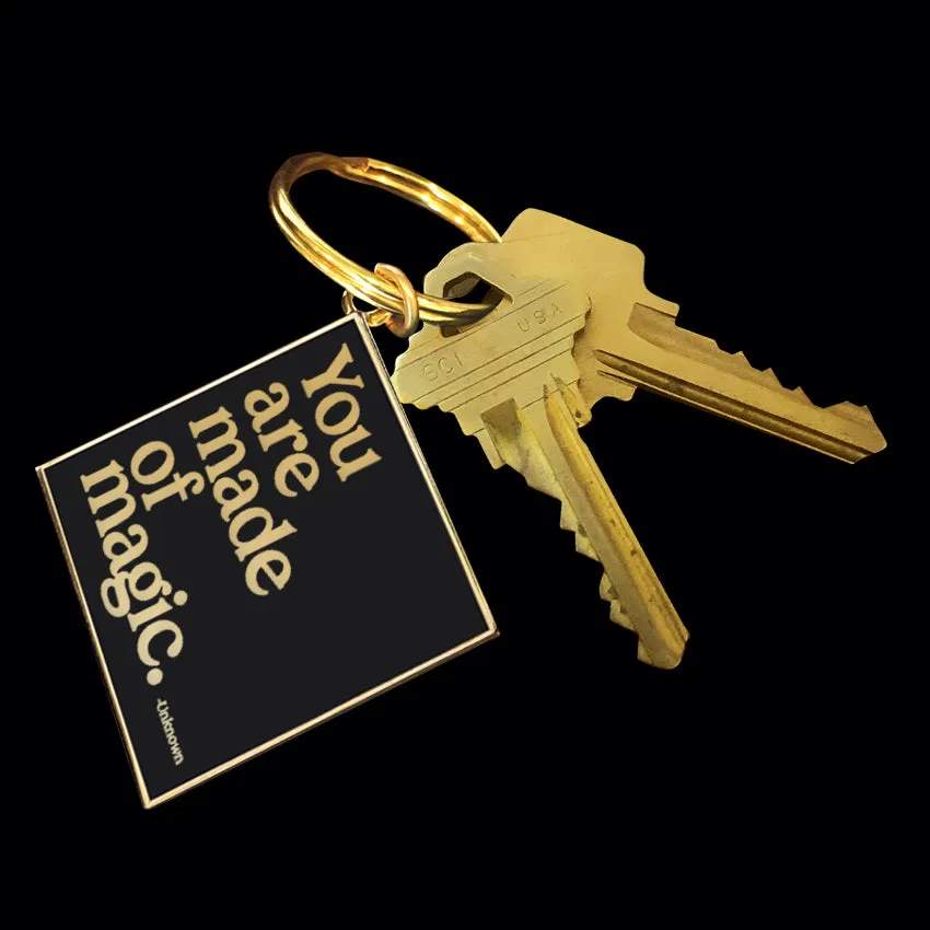 "made of magic" keychain
