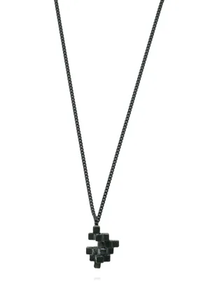 "T" Necklace Petit Black