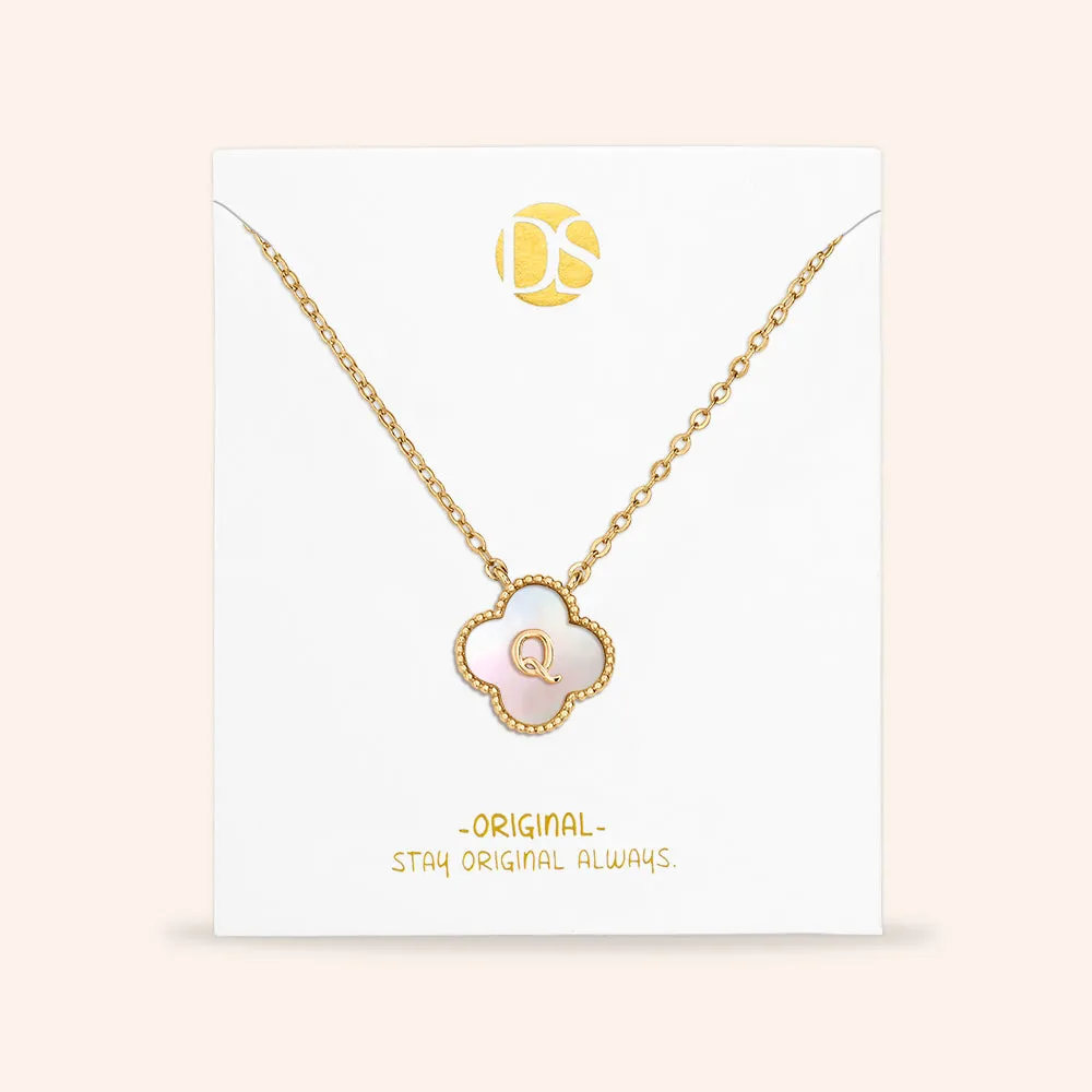 "Unique Blossom" Mother of Pearl Reversible Necklace