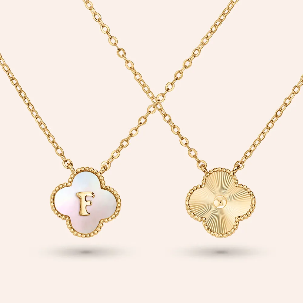 "Unique Blossom" Mother of Pearl Reversible Necklace