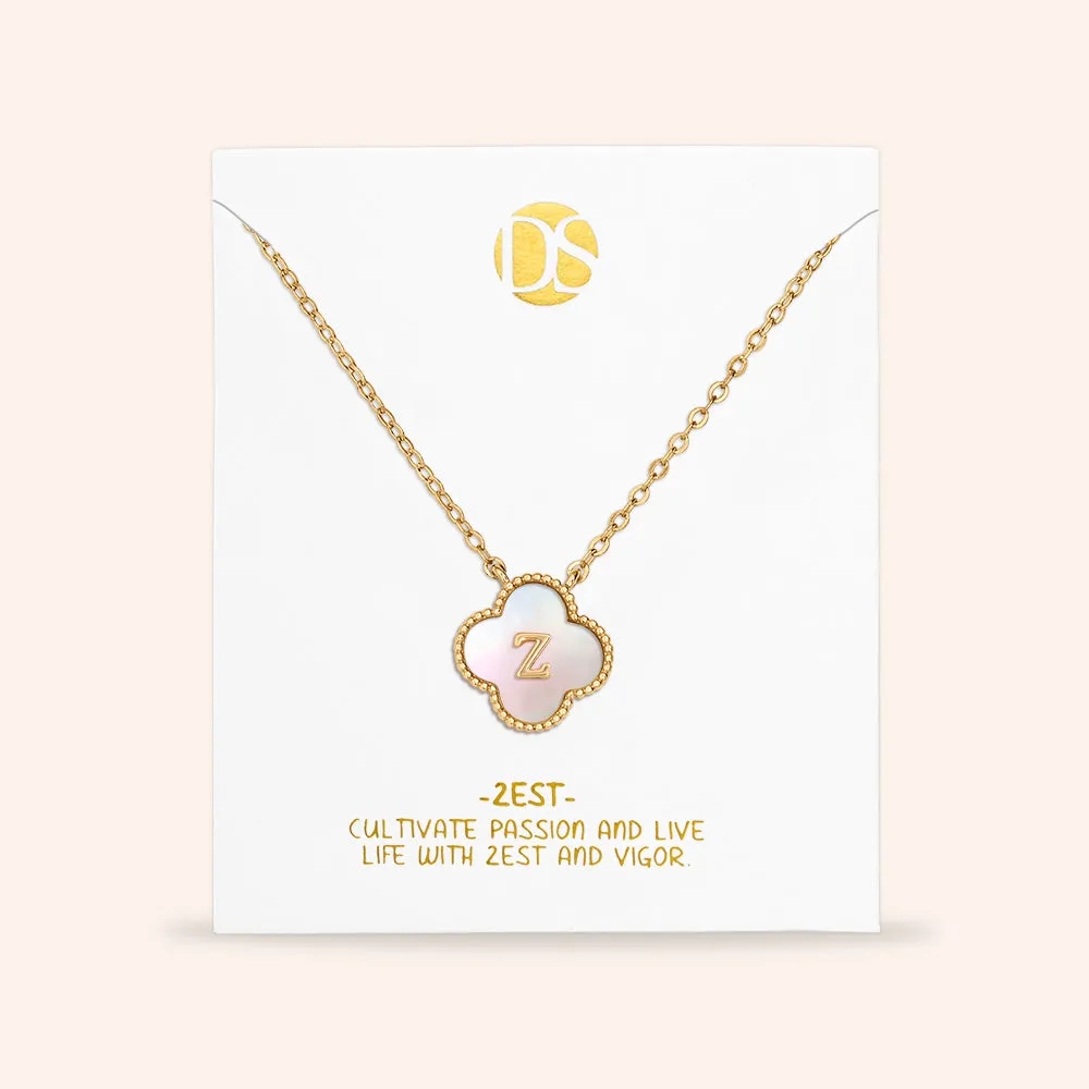 "Unique Blossom" Mother of Pearl Reversible Necklace
