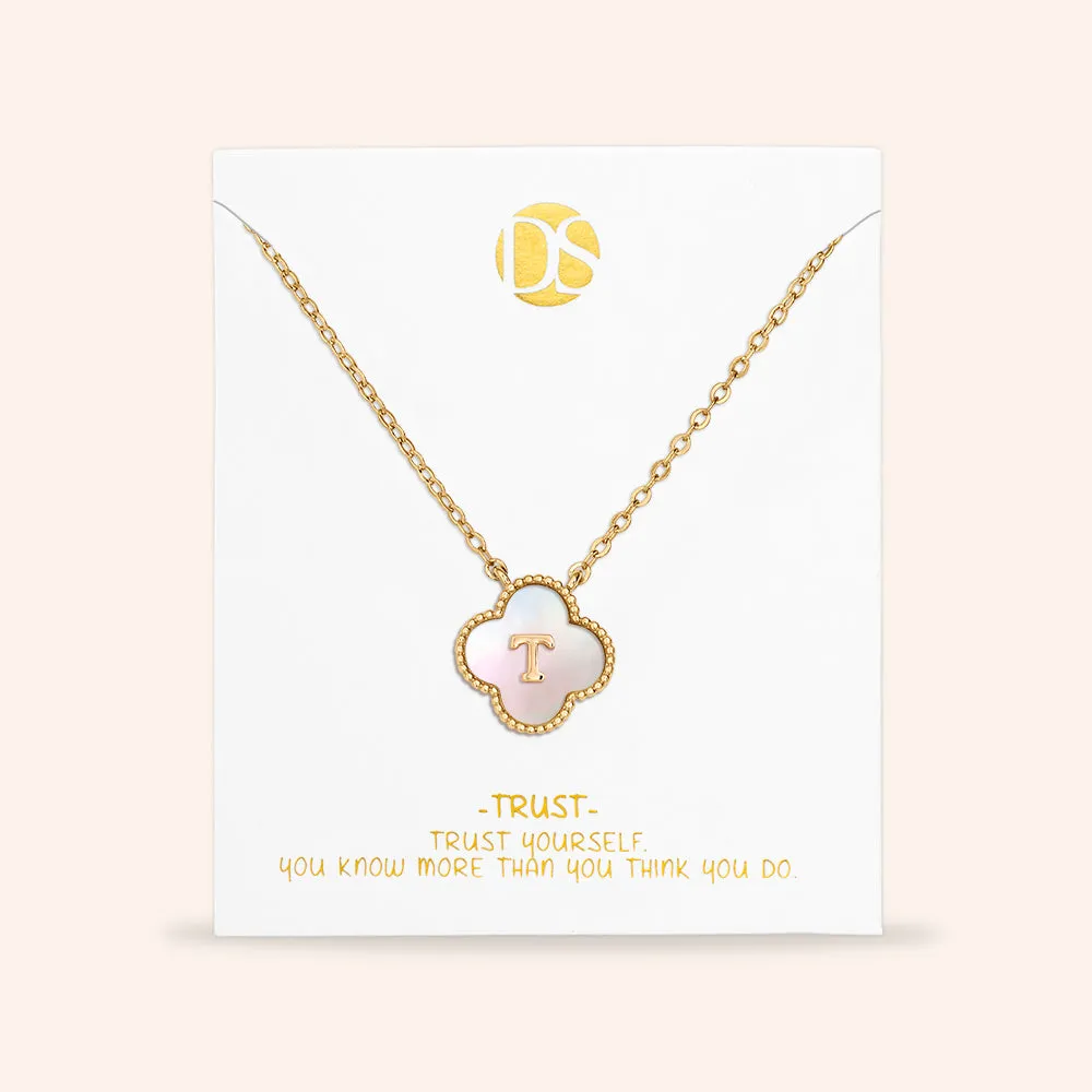 "Unique Blossom" Mother of Pearl Reversible Necklace